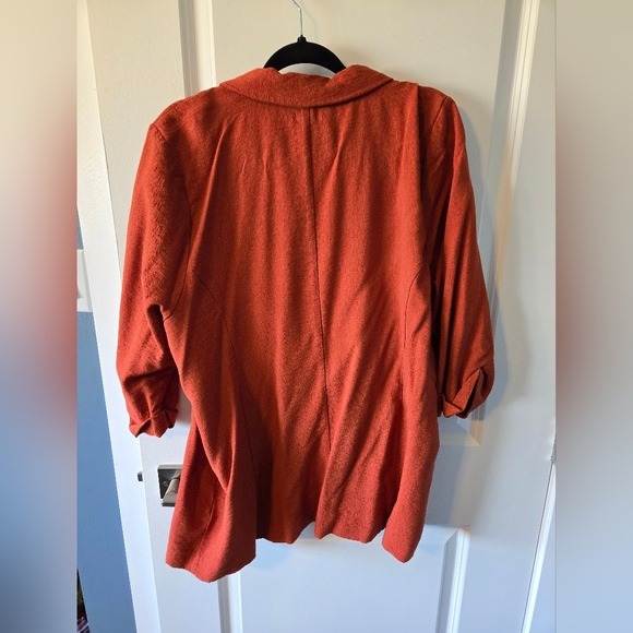 Maurice's Orange Blazer, size 2X - Picture 3 of 4